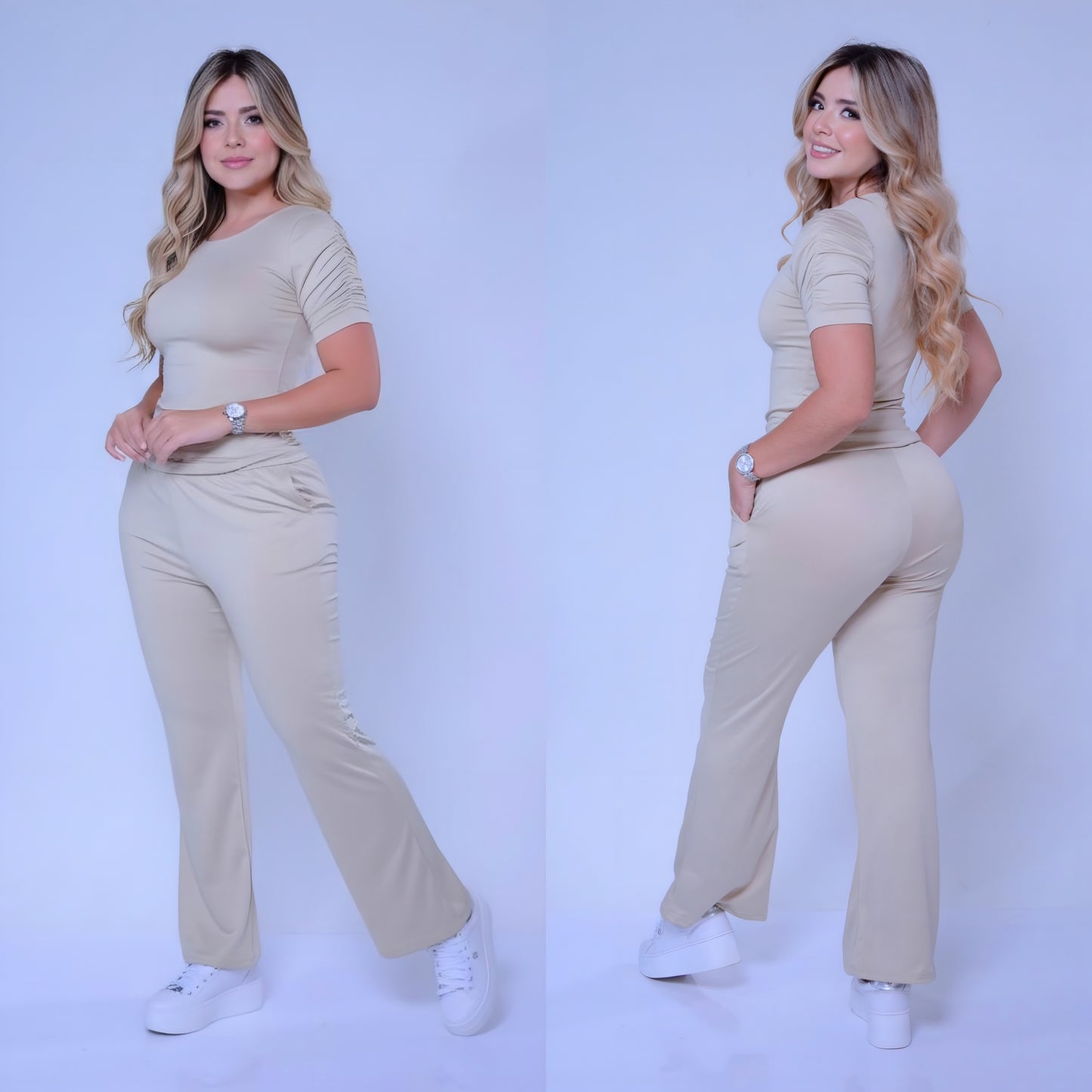 Conjunto Polilicra Manga Corta