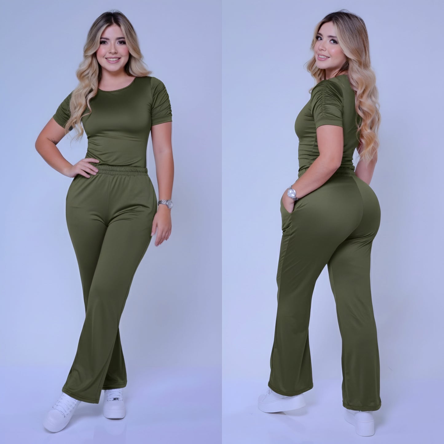 Conjunto Polilicra Manga Corta
