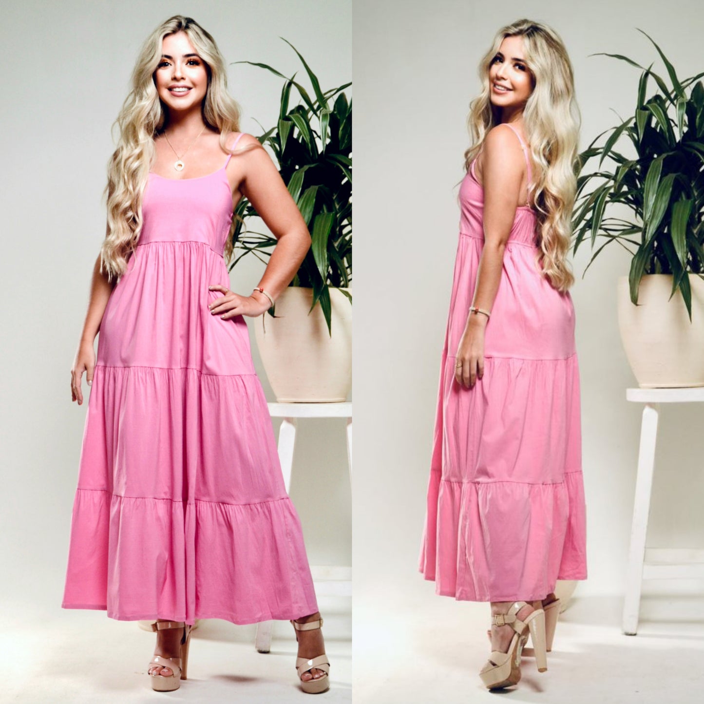 Vestido Largo Tiras