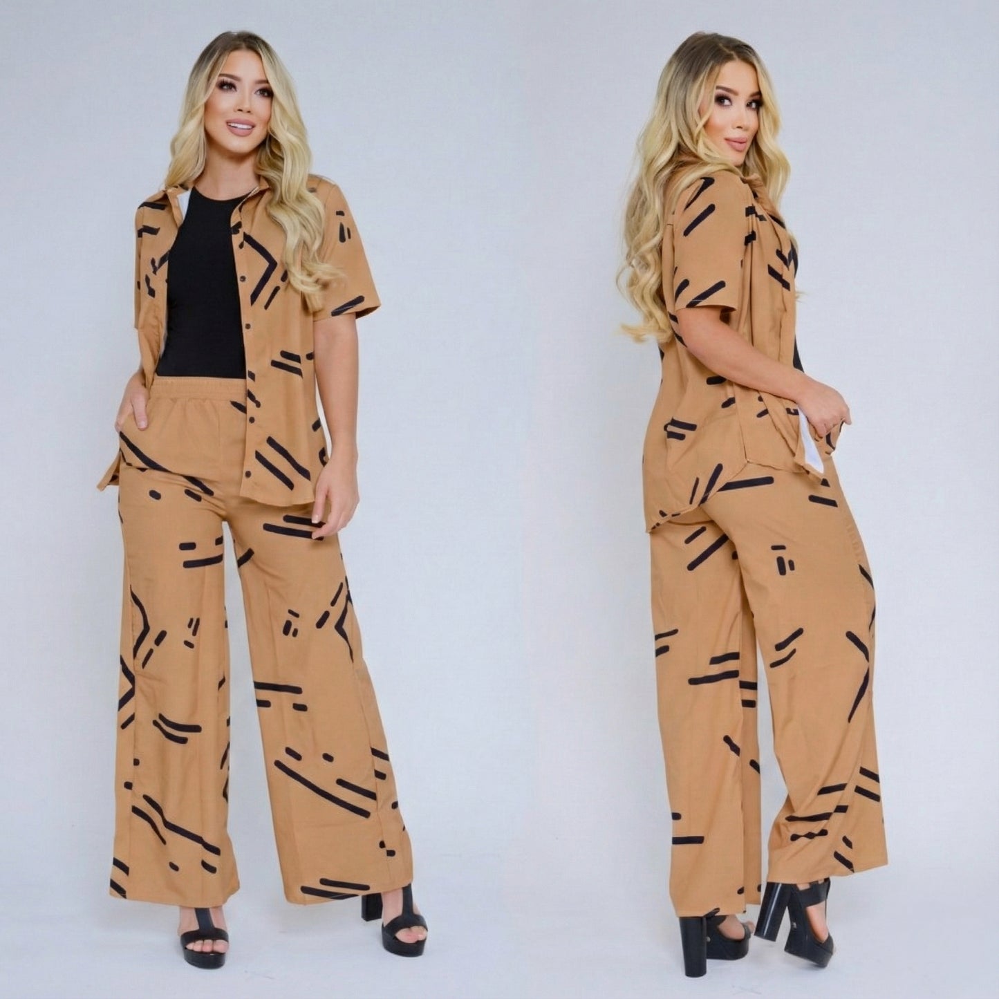 Set Estampado Manga Corta