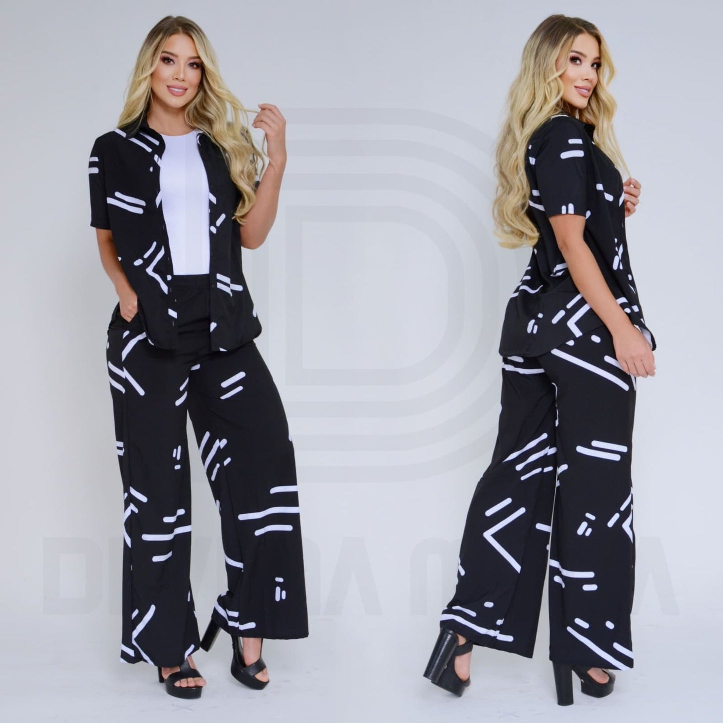 Set Estampado Manga Corta