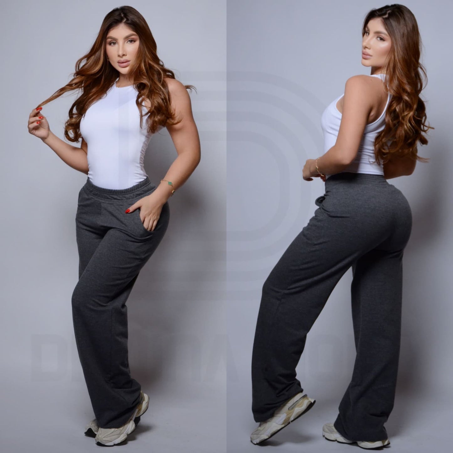 Pantalón Ancho Algodón