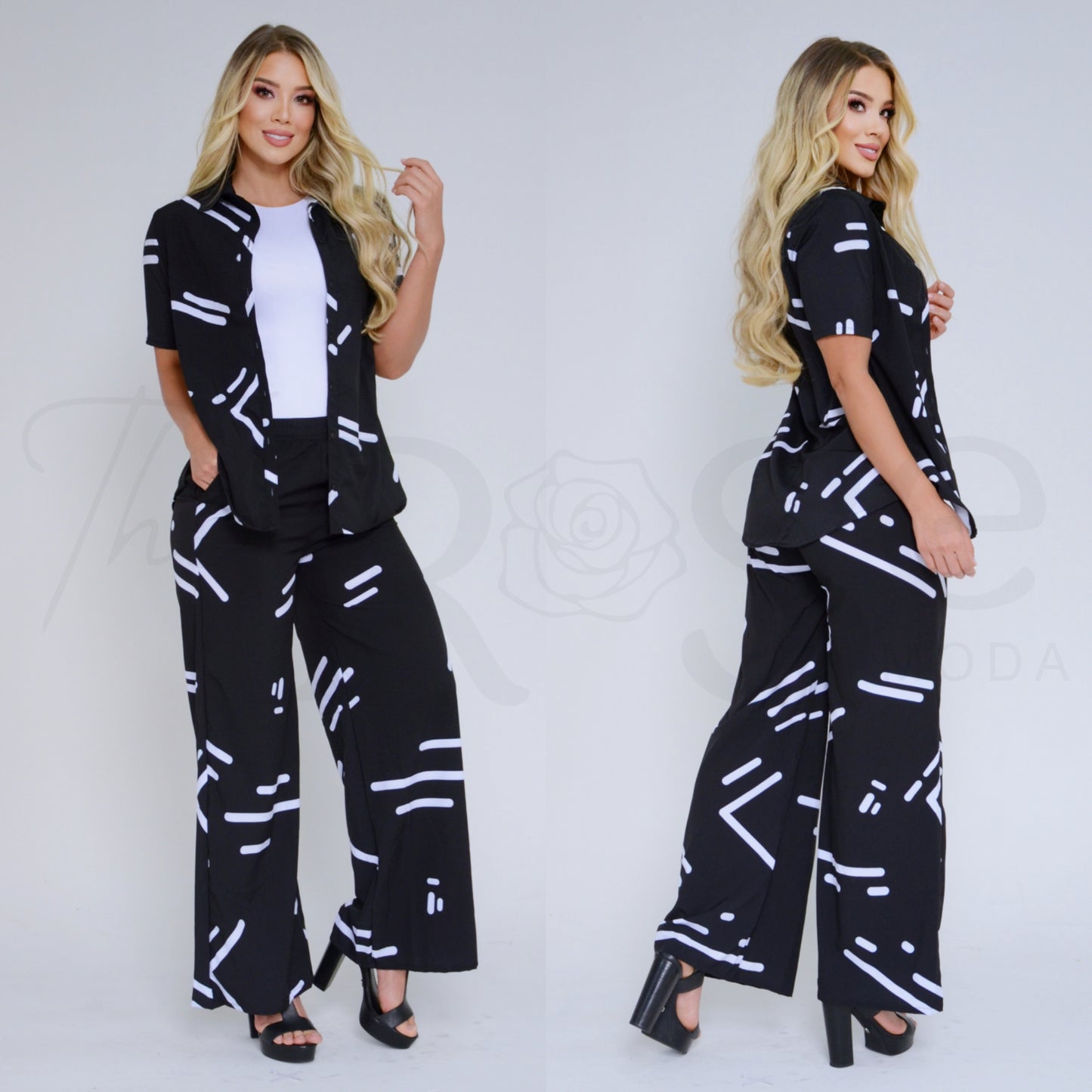 Set Estampado Manga Corta