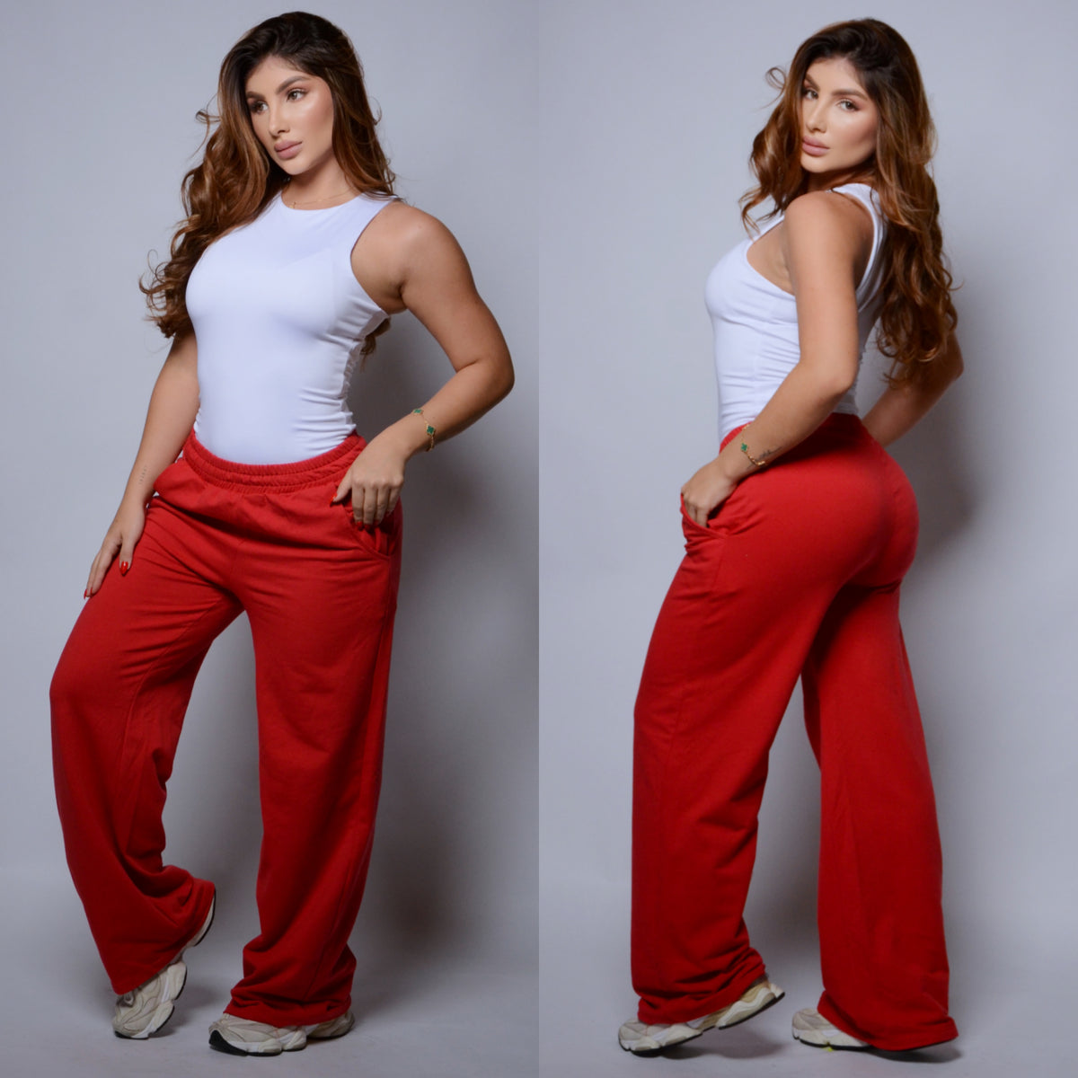 Pantalón Ancho Algodón
