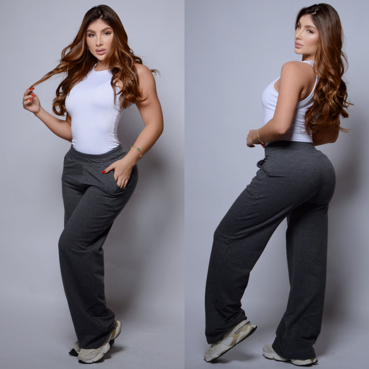 Pantalón Ancho Algodón