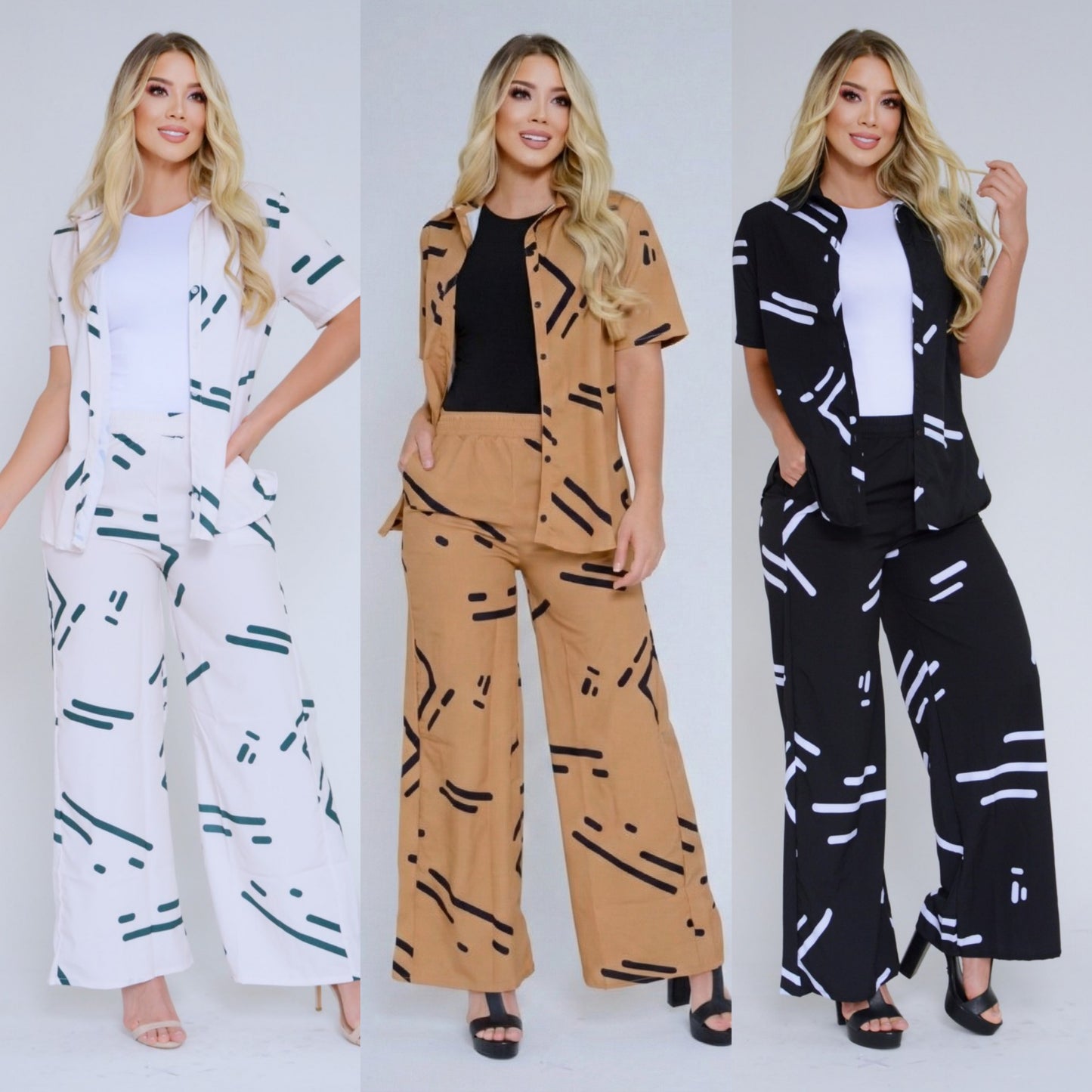 Set Estampado Manga Corta