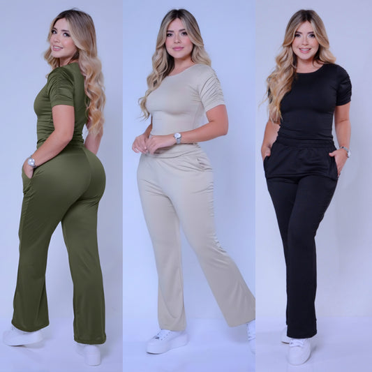 Conjunto Polilicra Manga Corta