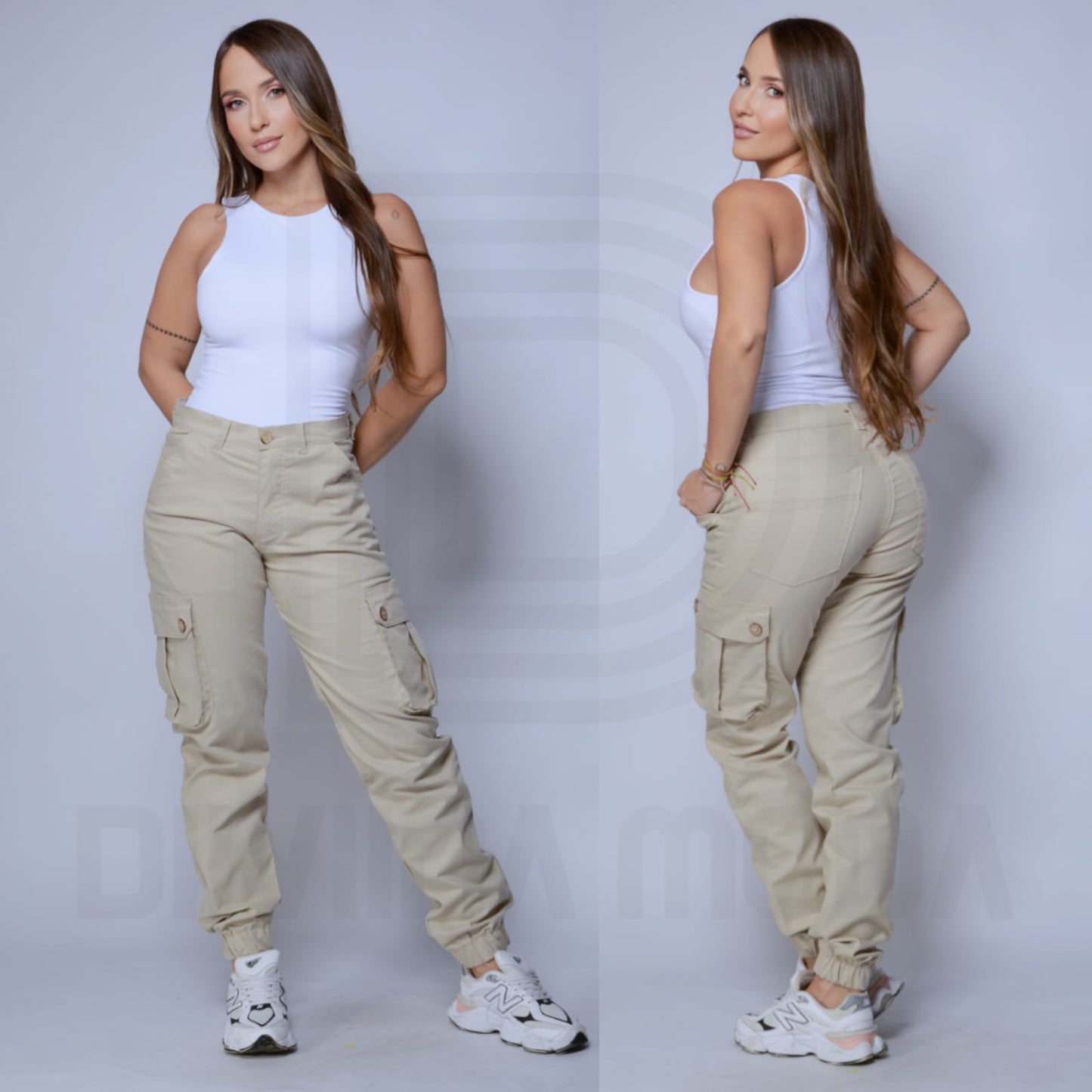 Pantalón Jogger Drill Cargo