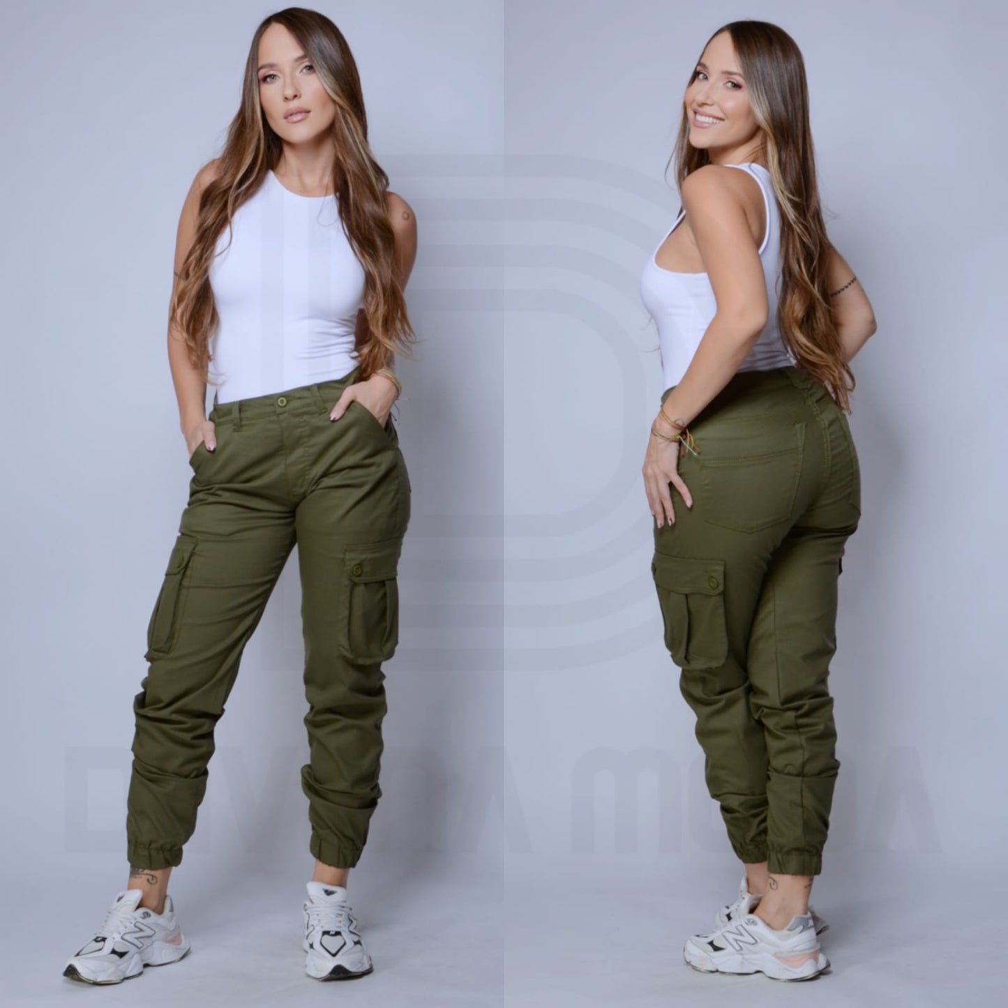 Pantalón Jogger Drill Cargo