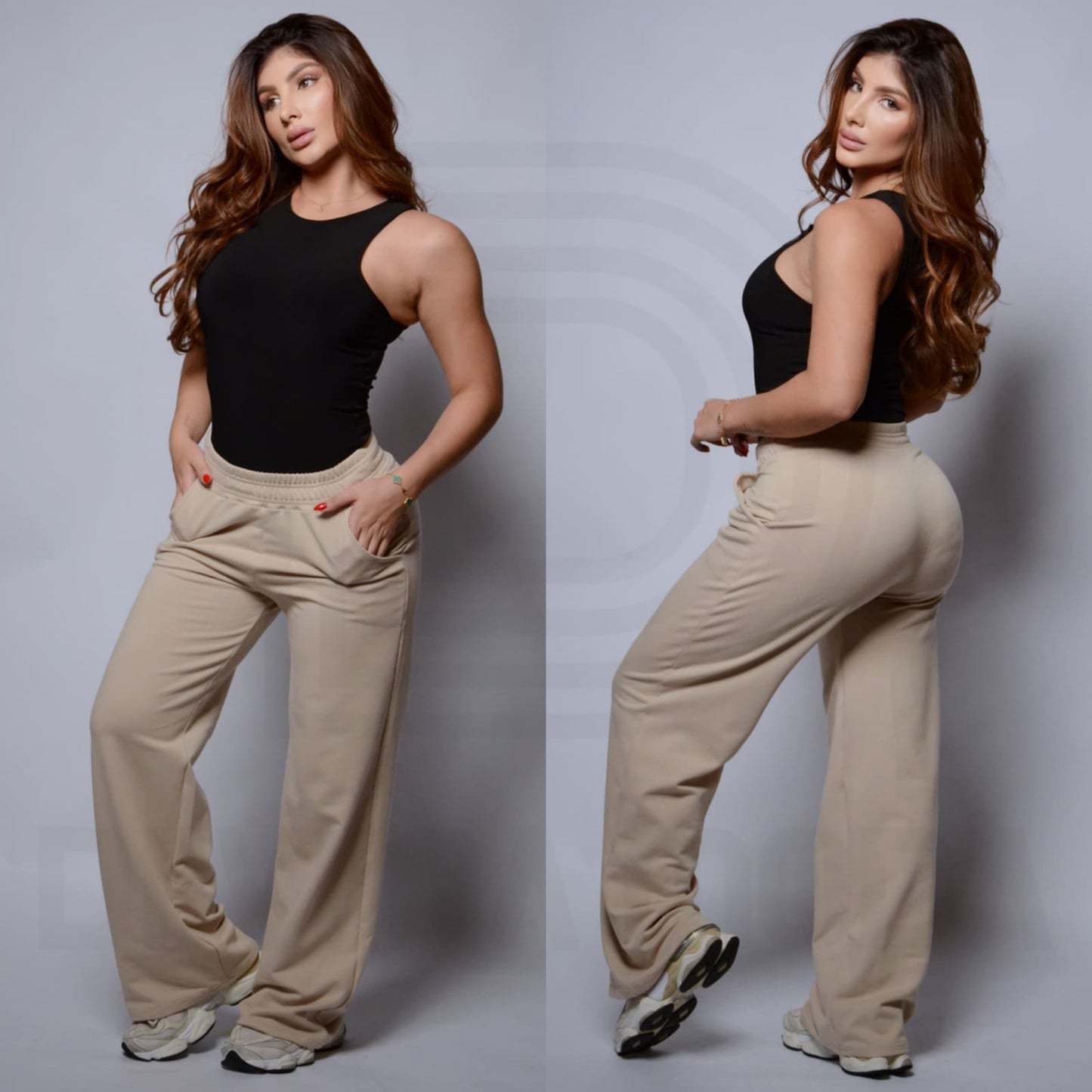 Pantalón Ancho Algodón