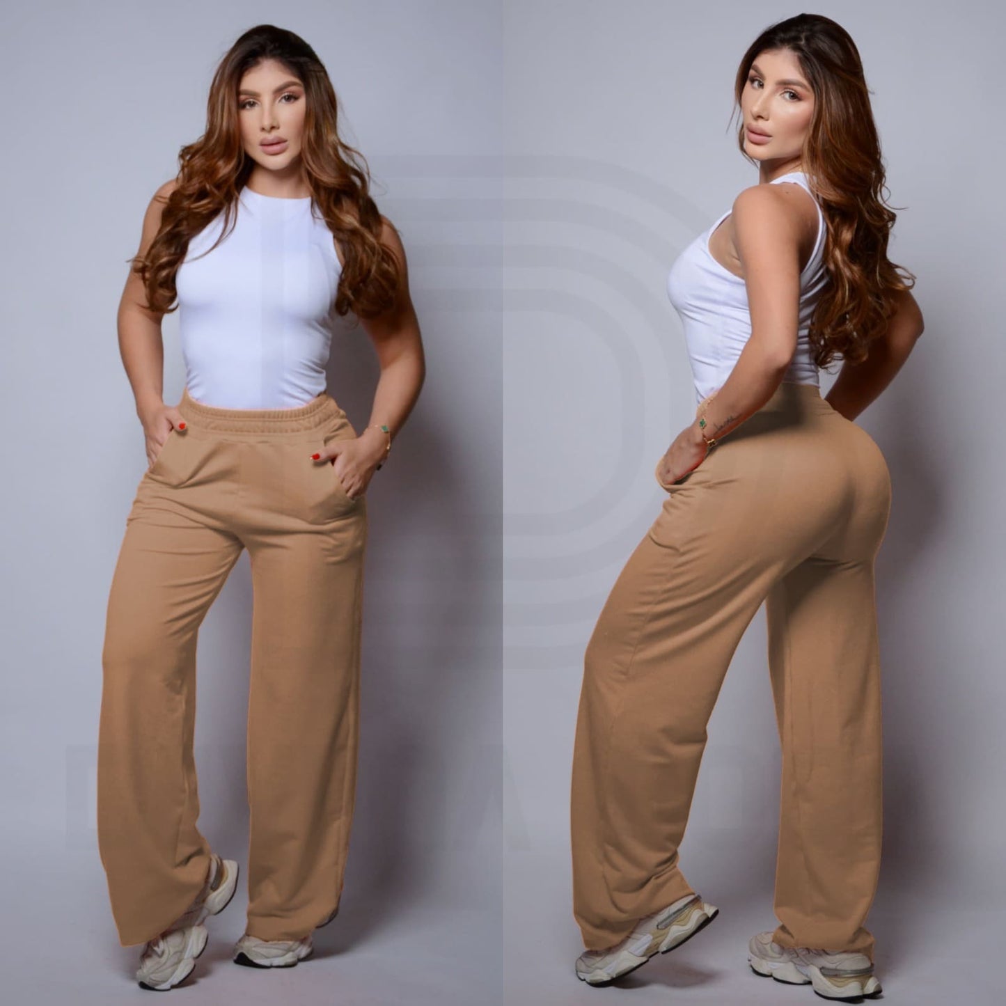Pantalón Ancho Algodón