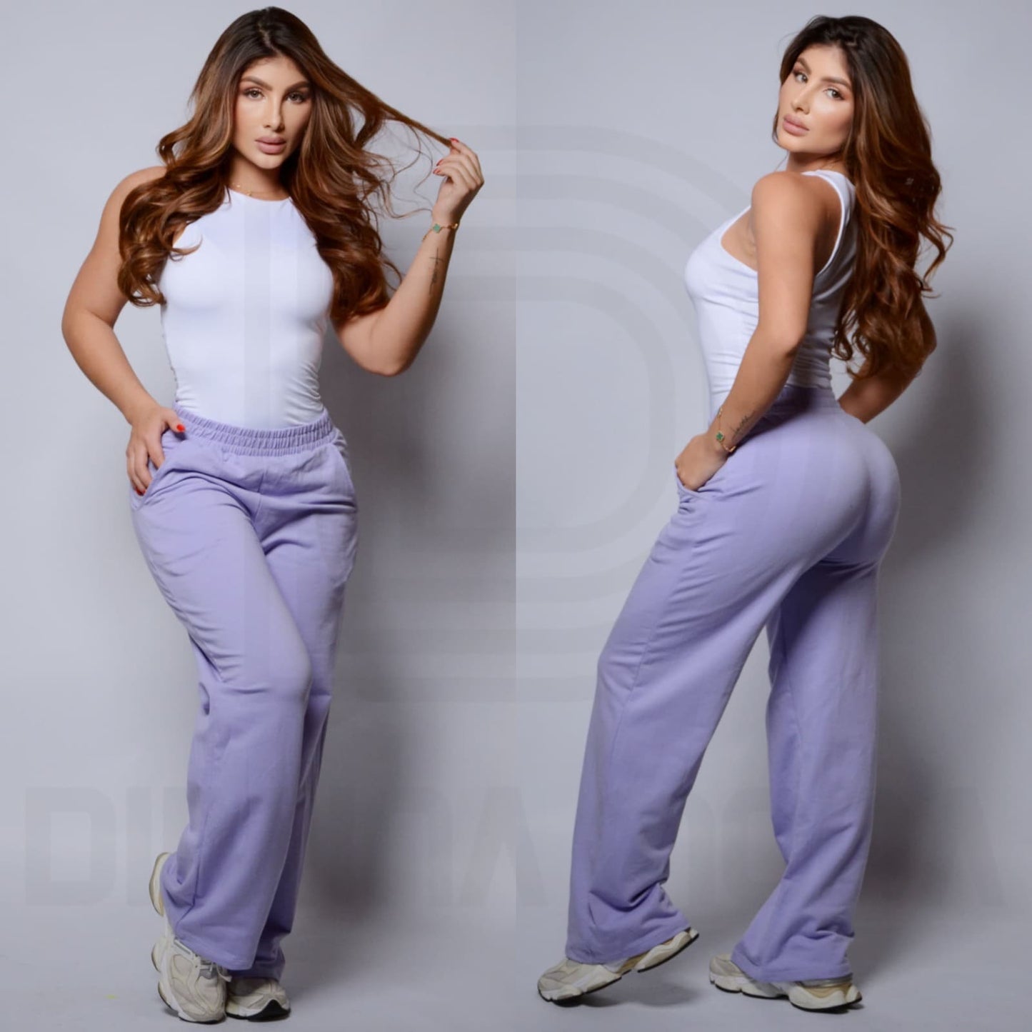 Pantalón Ancho Algodón