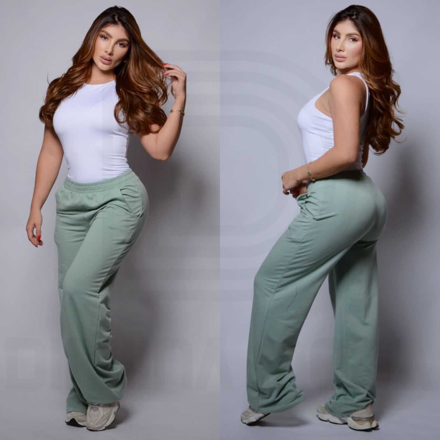 Pantalón Ancho Algodón