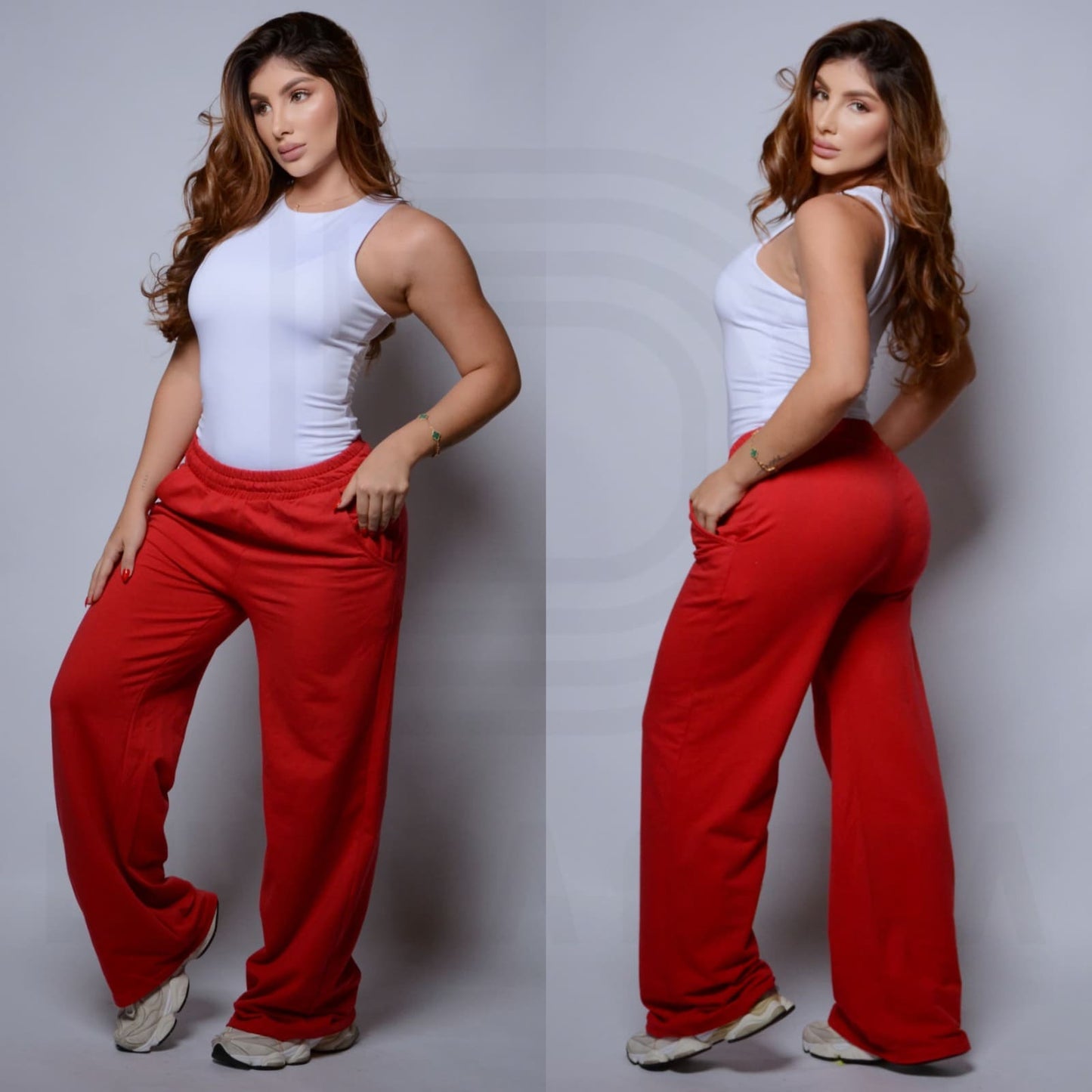 Pantalón Ancho Algodón