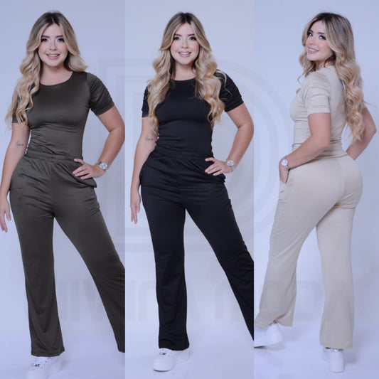 Conjunto Polilicra Manga Corta